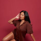 Halcyon Top - Chocolate