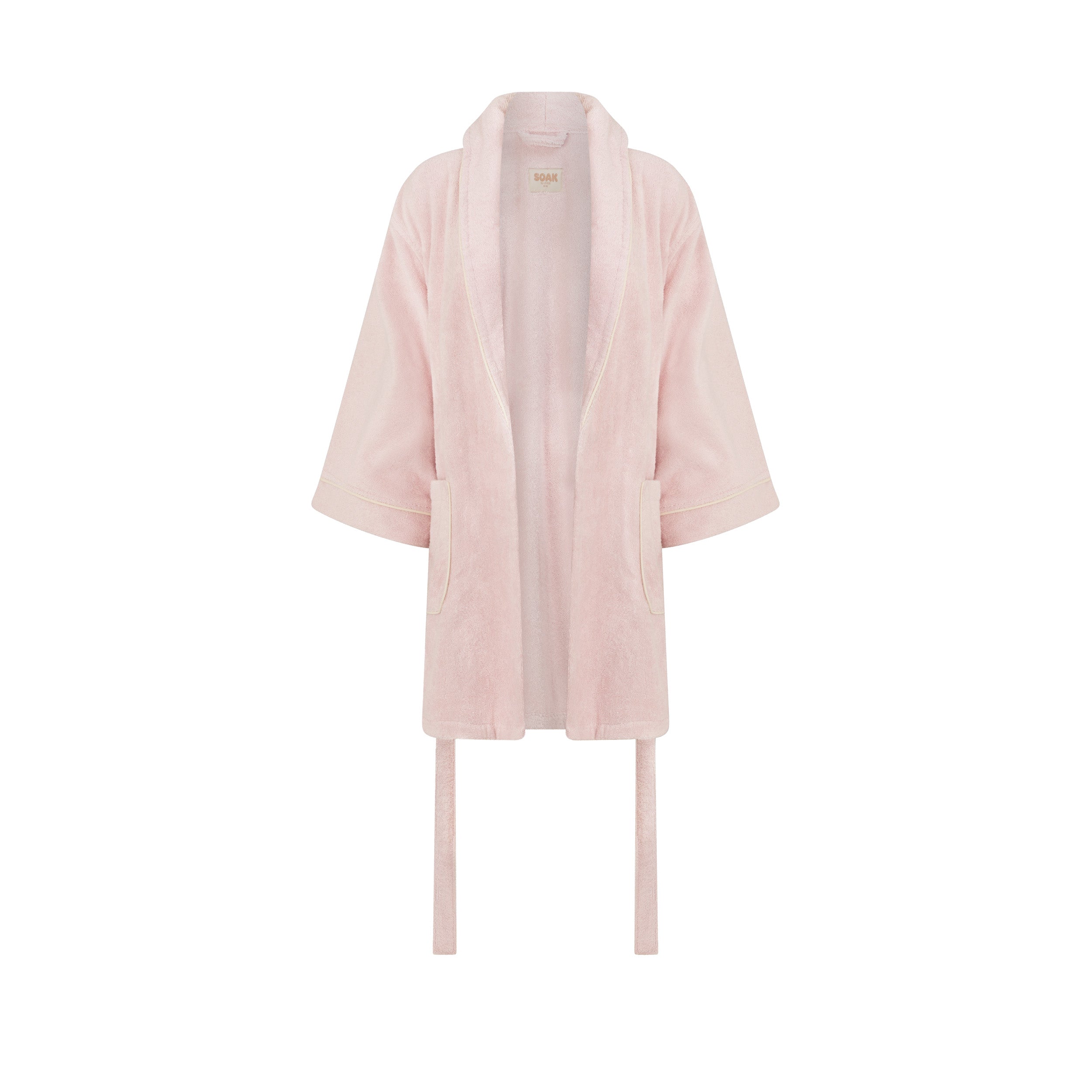 SOAK Short Bathrobe - Rosewater