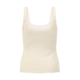 Pointelle Singlet - Cream