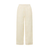 Cotton Gauze Classic Pant - Yellow Stripe
