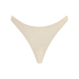 Pointelle Thong - Cream