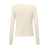 Pointelle Cardigan - Cream