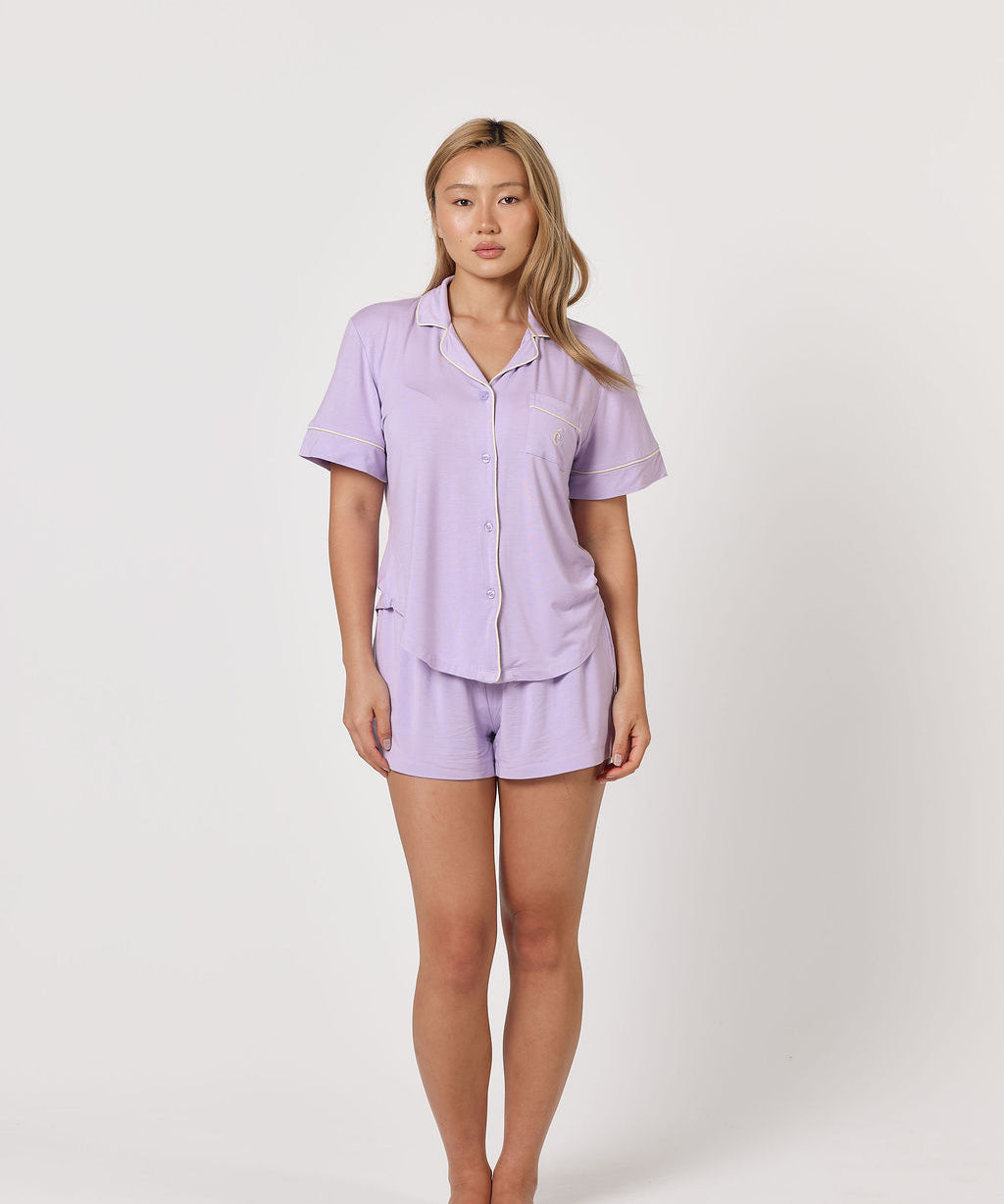 Halcyon Top - Lilac Butter