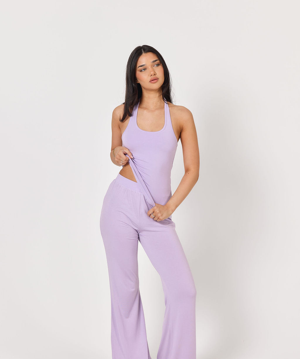 Halter Neck - Lilac Butter