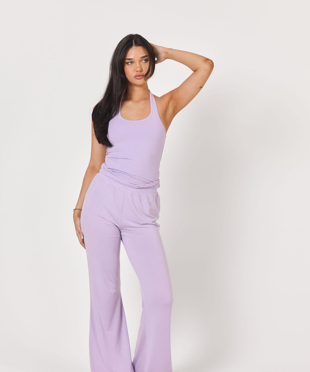 Halter Neck - Lilac Butter
