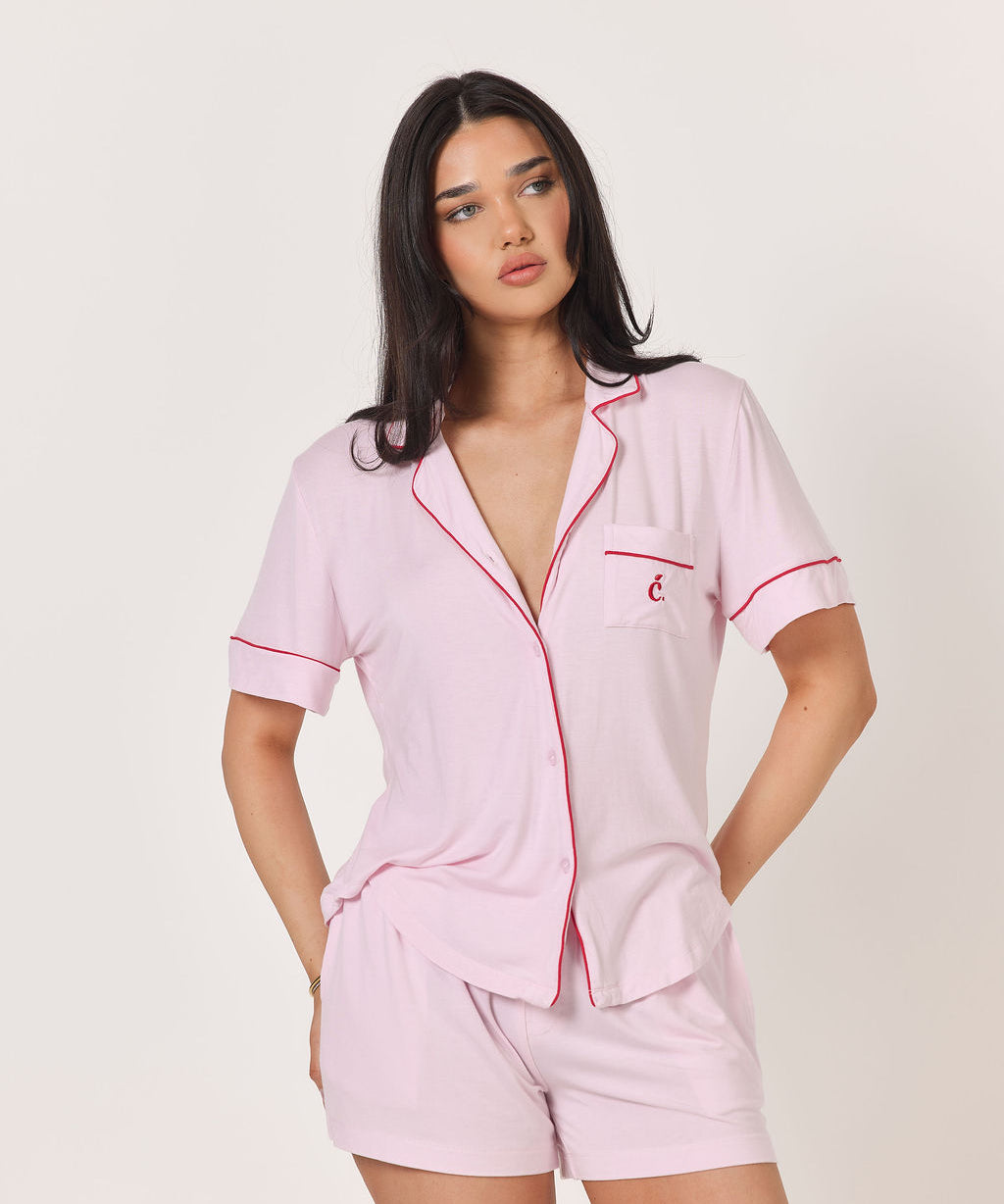 Halcyon Top - Pink Cherry
