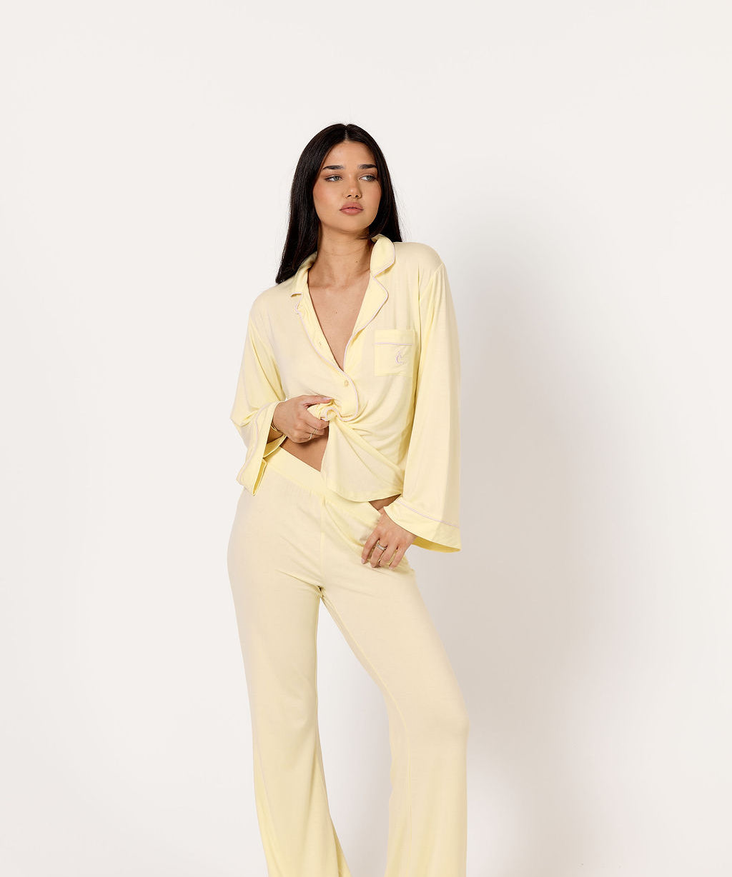 Halcyon Pants - Butter Peony