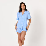 Halcyon Top - Cornflour Blue