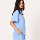 Halcyon Top - Cornflour Blue