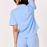 Lazy Short - Cornflour Blue