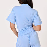 Halcyon Top - Cornflour Blue