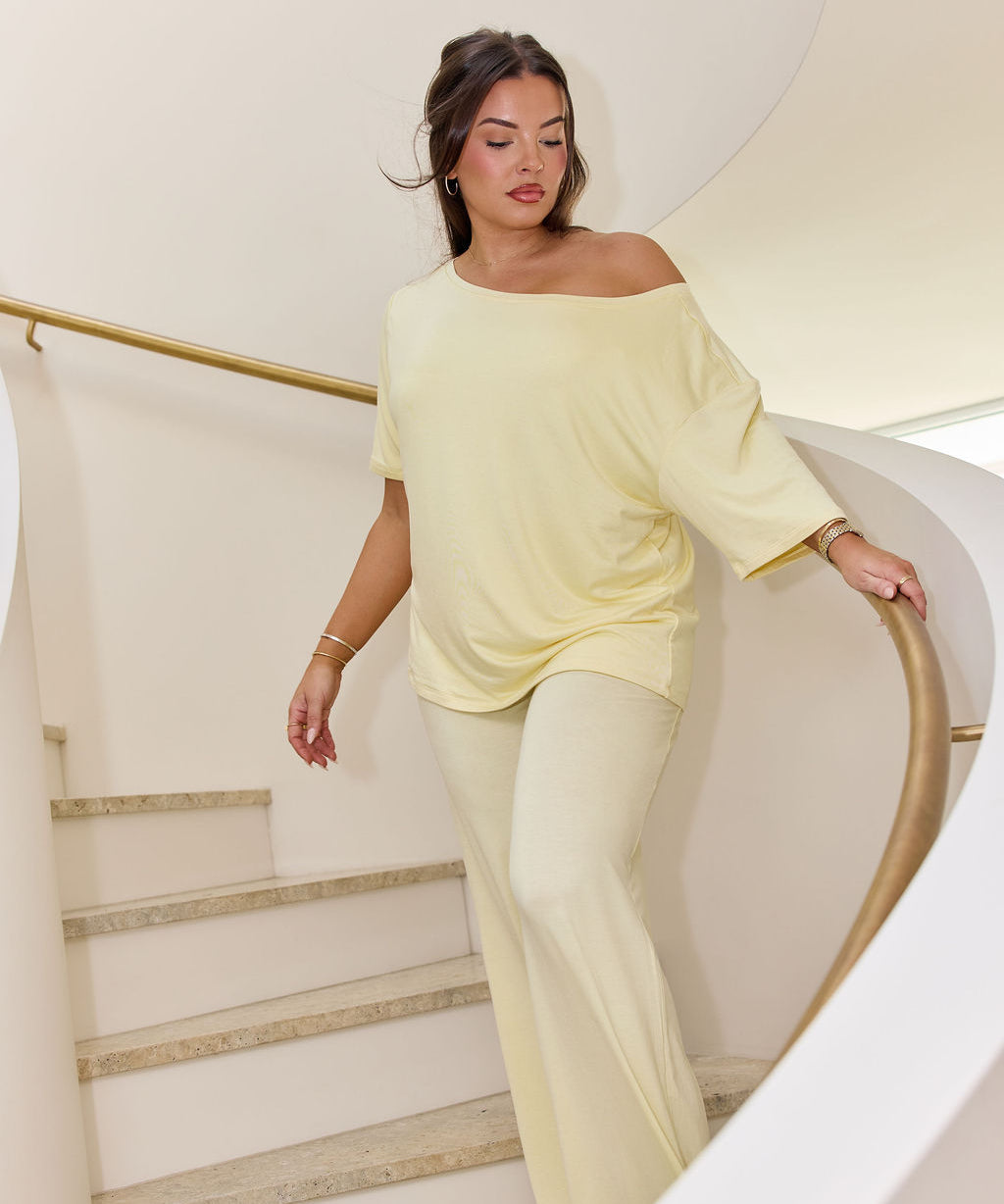 JH x Chille Slouchy Tee - Limoncello