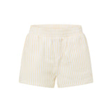 Cotton Gauze Classic Short - Yellow Stripe