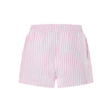 Cotton Gauze Classic Short - Pink Stripe