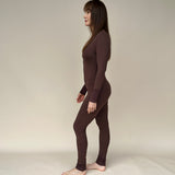 Zephyr Sleepsuit - Cocoa