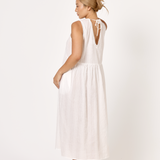 Primavera Sheer Cotton Jacquard Night Gown