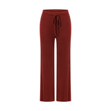 Em/Chille Flow Ribbed Pant - Wine