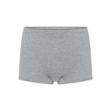 Heather Grey Ribbed Boyleg