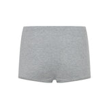 Heather Grey Ribbed Boyleg