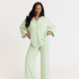 Ease 7/8 Long Sleeve Top -Strawberry Matcha