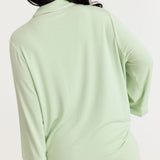 Ease 7/8 Long Sleeve Top - Strawberry Matcha