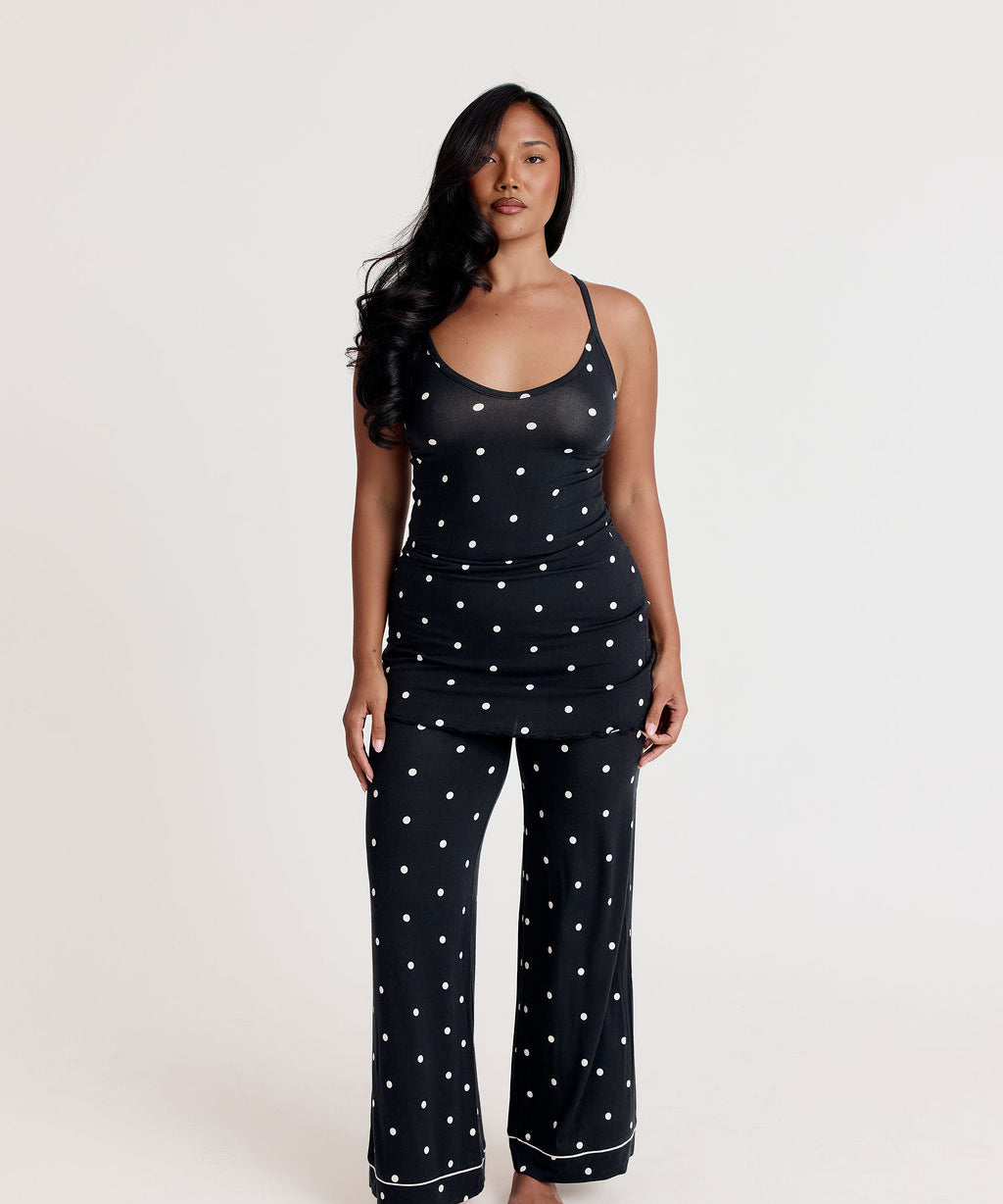 Ease Low Rise Pants - Ink with Milk