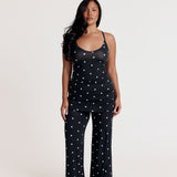Ease Low Rise Pants - Ink with Milk